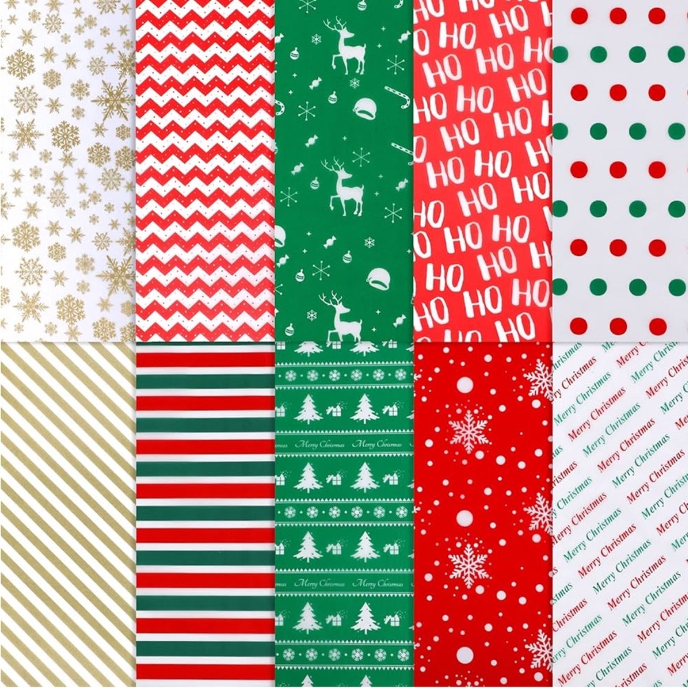 🎄 100 sheets of Holiday tissue paper- 19.7 x 13.8 inch
